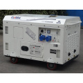 BISON (China) BS12000SE 10KW 10KVA China Fornecedor Três Fase 220V Silent Diesel Gerador com ATS